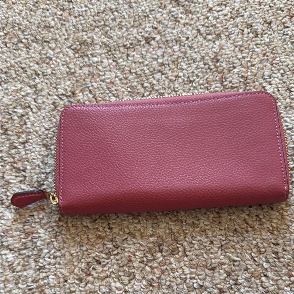 Coach Pink Leather Wallet - Picture 2 of 3
